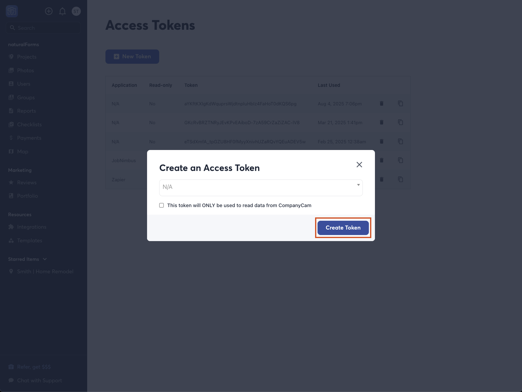 companycam.portal.menu.newCreateToken.png