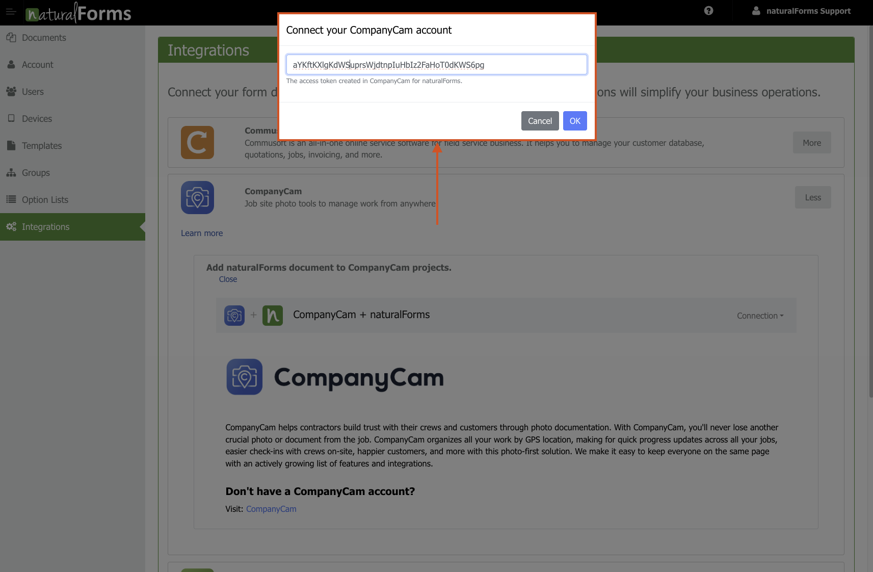 portal.Integrations.CompanyCam.PasteToken.png