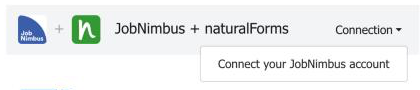 naturalforms connection menu connect